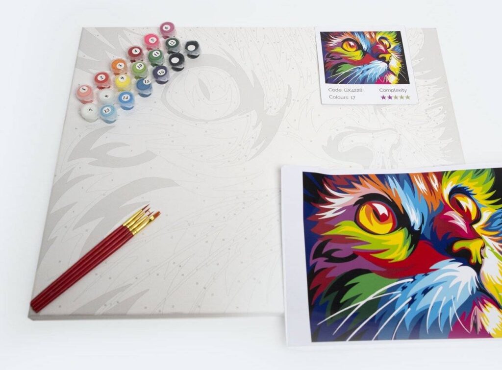 paint by numbers szamfesto mi van a csomagban