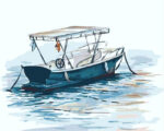 maganyos csonak festes szamok szerint paint by numbers kerettel 2