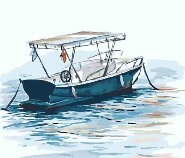 maganyos csonak festes szamok szerint paint by numbers kerettel 2
