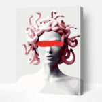 medusa festes szamok szerint paint by numbers kerettel 1