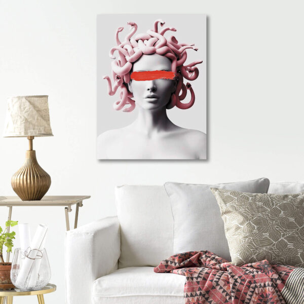 medusa festes szamok szerint paint by numbers kerettel 8