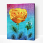 sarga rozsa gyemantszemes kirako 40x50cm 2