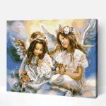 ket kisangyal szamok szerint paint by numbers 1