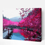 sakura cseresznyefa viragzas festes szamok szerint paint by numbers 1