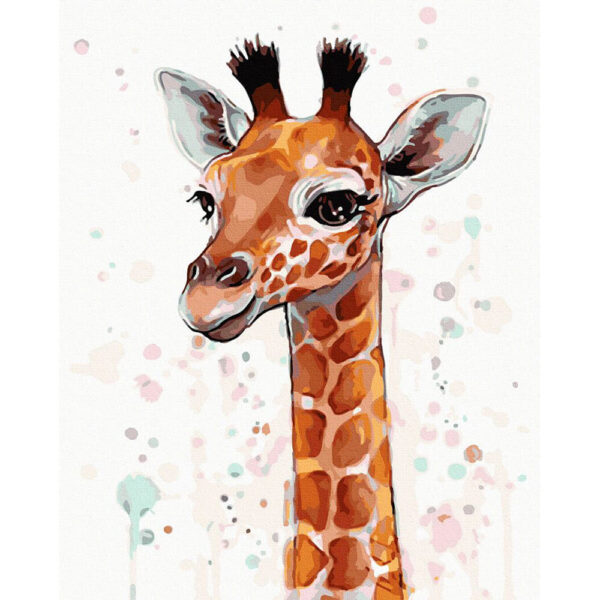 zsiraf bebi festes szamok szerint paint by numbers 3