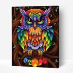 szines bagoly festes szamok szerint paint by numbers