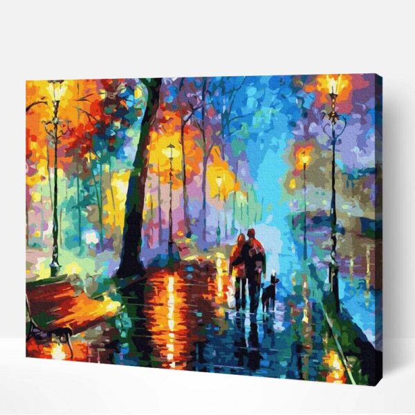 Leonid Afremov kutyasetaltatas festes szamok szerint paint by numbers 1