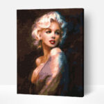 marilyn monroe festes szamok szerint szamfesto kerettel