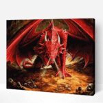 voros sarkany szamfesto kerettel 1