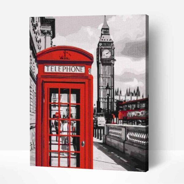 piros telefonfulke london gyemantszemes kirako 40x50 cm 1