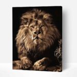 tekinteles oroszlan gyemantszemes kirako 40x50 cm 1