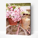 kerekpar viragokkal gyemantszemes kirako 40x50 1