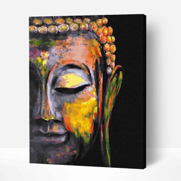 buddha szamfesto festes szamok szerint kerettel 40x50 1