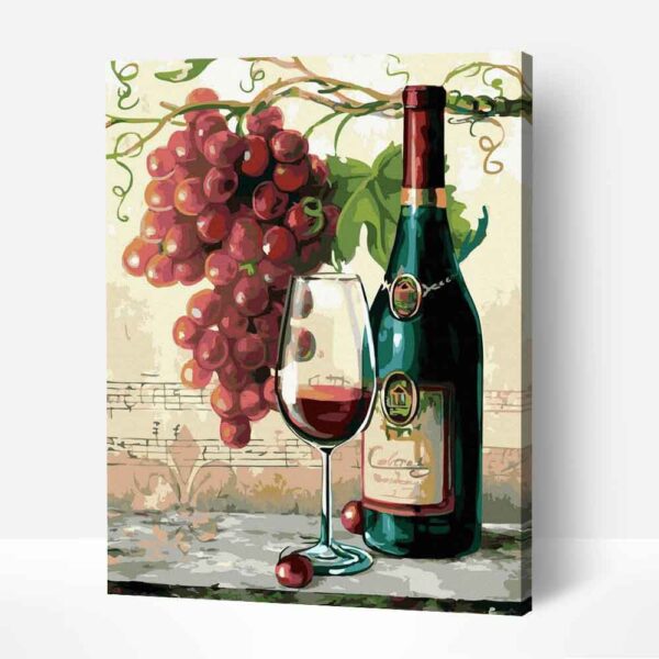 boridő cendélet számfestő festés számok szerint 40x50 cm (1)