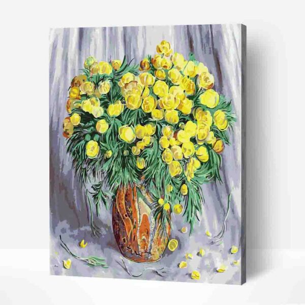 citromvirág csendélet számfestő festés számok szerint 40x50 cm (1)
