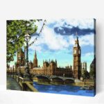 london big ben számfestő festés számok szerint kerettel (1)