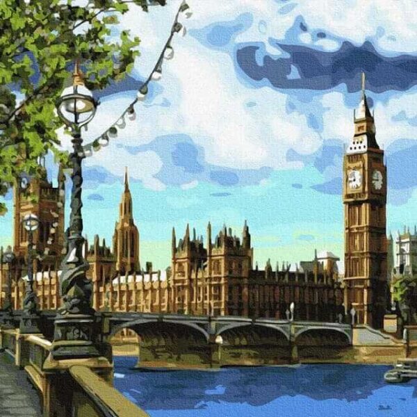 london big ben számfestő festés számok szerint kerettel (2)