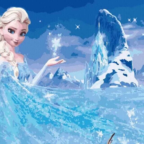 jégvarázs elza számfestő kerettel festés számok szerint (2)