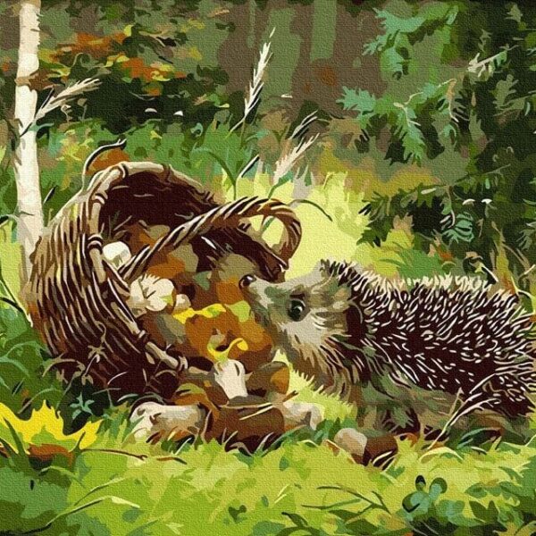 erdei sün számfestő kerettel (2)