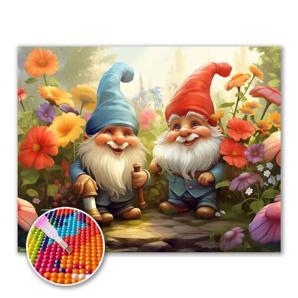 Kerti Törpék Gyémántszemes Kirakó (2)