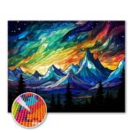 Sarki Fény Üvegmozaik Gyémántszemes Kirakó (1)