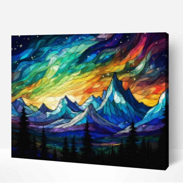 Sarki Fény Üvegmozaik Gyémántszemes Kirakó