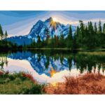 Reggel a Hegyekben számfestő (2)