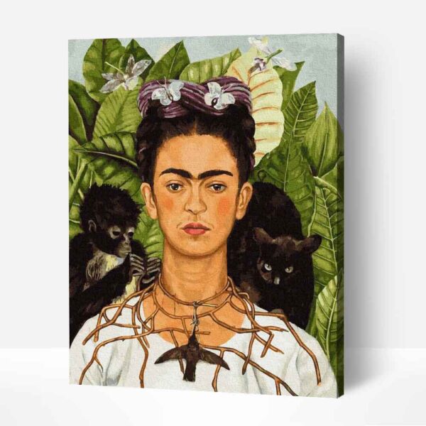Frida Kahlo Önarckép számfestő