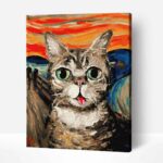 Sikoly Macska Változat számfestő