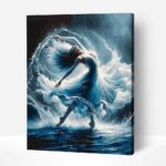 Súlytalanság számfestő kerettel