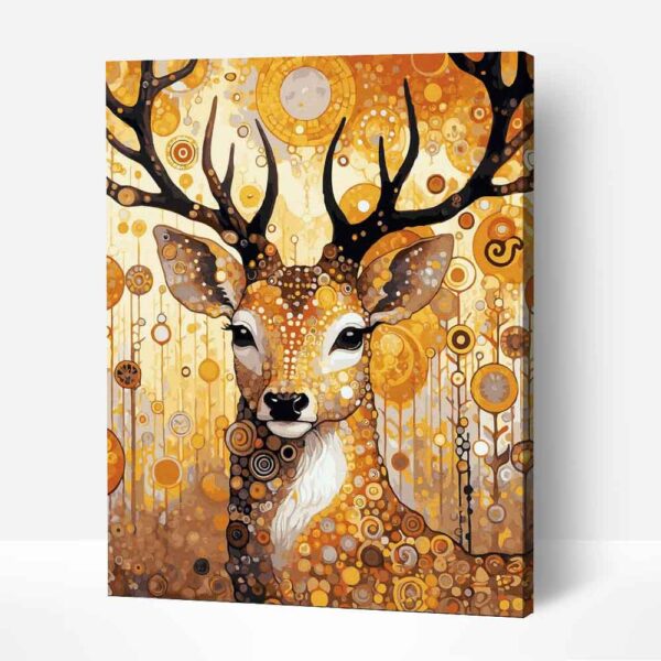 Álom Szarvas számfestő kerettel (1)