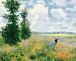 Claude Monet Pipacsmező Számfestő (2)