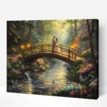 szerelem a hídon gyémántszemes kirakó (1)