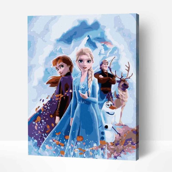 Barátok Jégvarázs Számfestő (1)