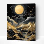 arany hold számfestő készlet kerettel (1)