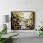 kisvárosi templom számfestő készlet kerettel (3)