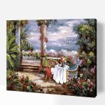 randevú a kertben számfestő készlet kerettel (1)