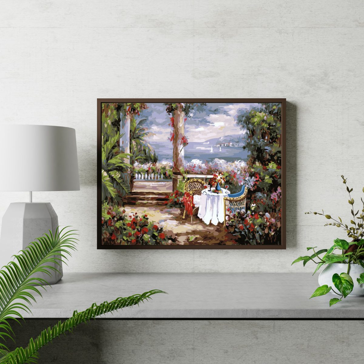 randevú a kertben számfestő készlet kerettel (4)