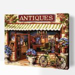 régiségbolt számfestő készlet kerettel (1)