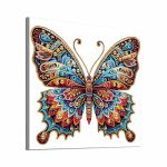 pillangó mandala gyémántszemes kirakó (1)