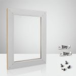 világos tölgy színű díszkeret 40x50 cm es számfestő képekhez (3)