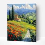 toszkána tájkép számfestő (1)