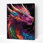 Sárkányszív számfestő (1)